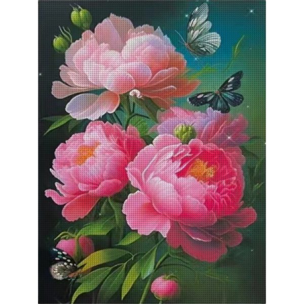 Mona Lisa Brand Silk Cross Stitch 11CT Stamped Dancing Butterfly(55*71cm)